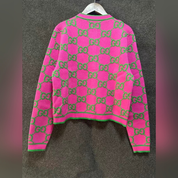 Gucci GG crew neck cardigan sweater - Picture 2 of 14